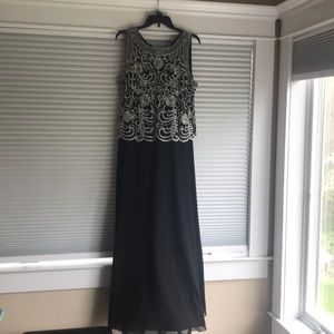 Long black Prom/Wedding dress